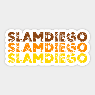 Slam Diego Sticker